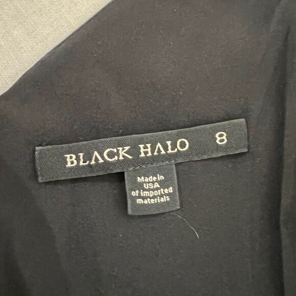 Black Halo Amorie sheath dress in colorful prismatic print size 8 - Picture 8 of 11